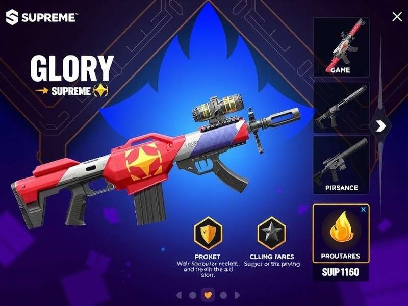 Glory Gunner Supreme Weapon Customization